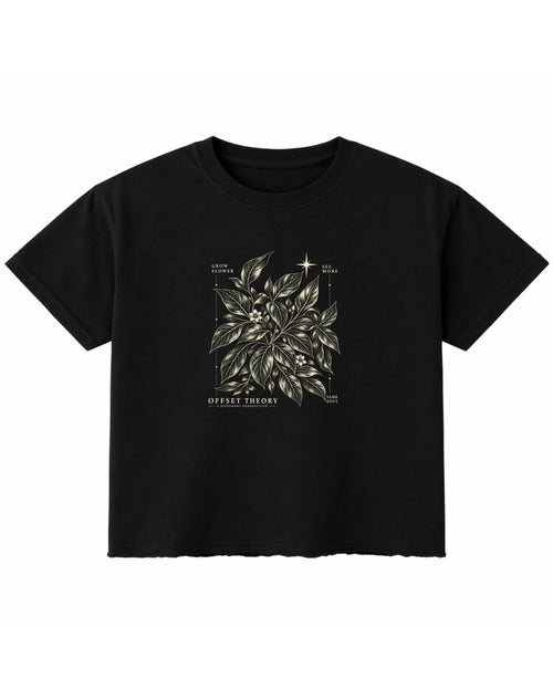 Black Boxy Fit T-shirt Front Design